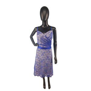 NWOT Cobalt Lace A-Line Cocktail/Party Dress - Da Vinci